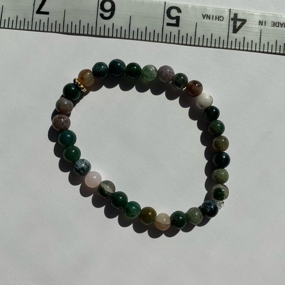 Fancy Jasper handmade beaded bracelet - Picture 2 of 2